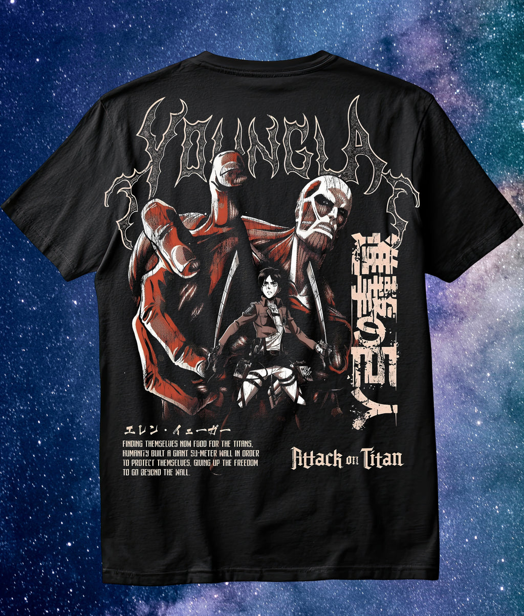 Camisa de Youngla Attack on Titan