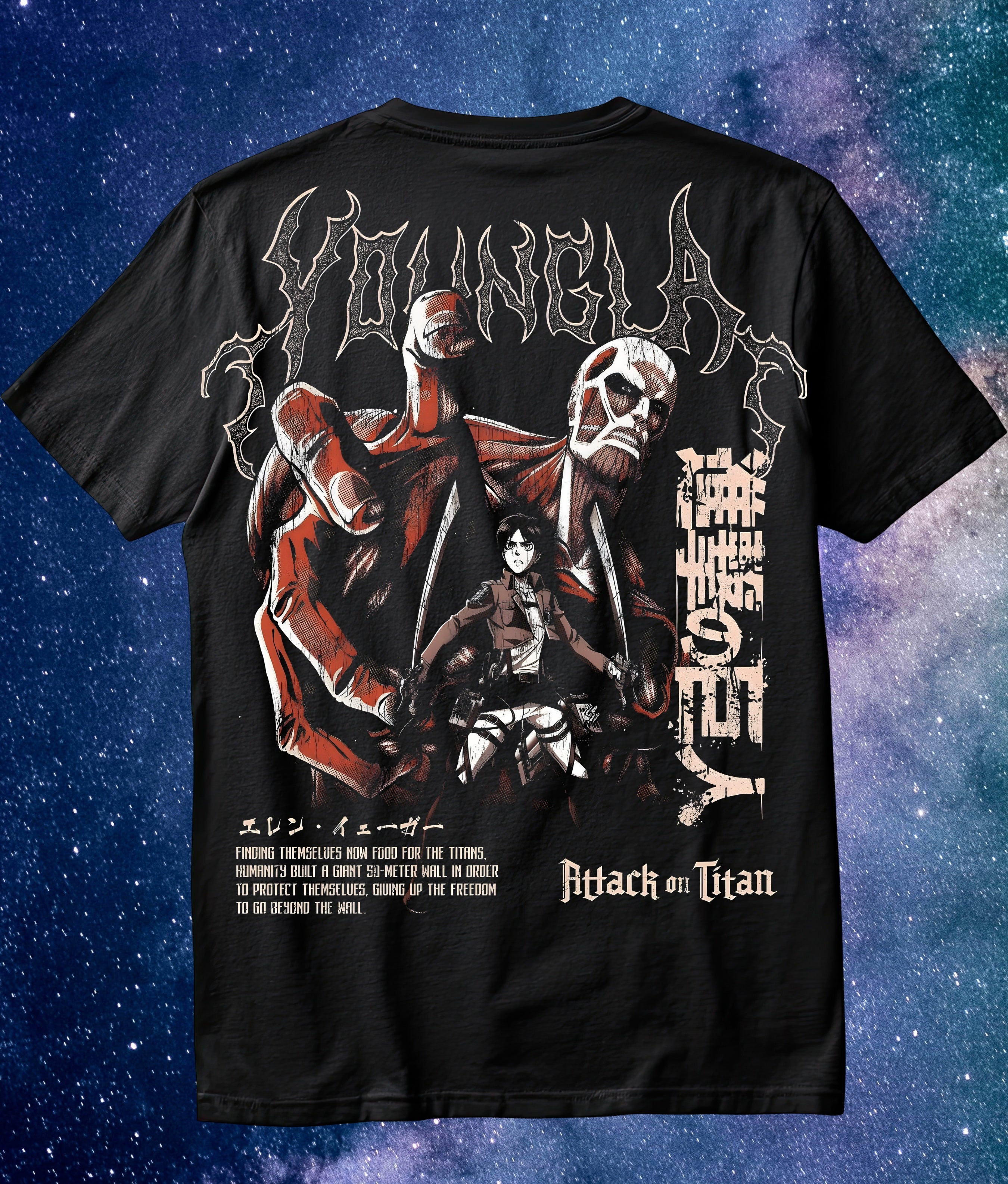 Camisa de Youngla Attack on Titan
