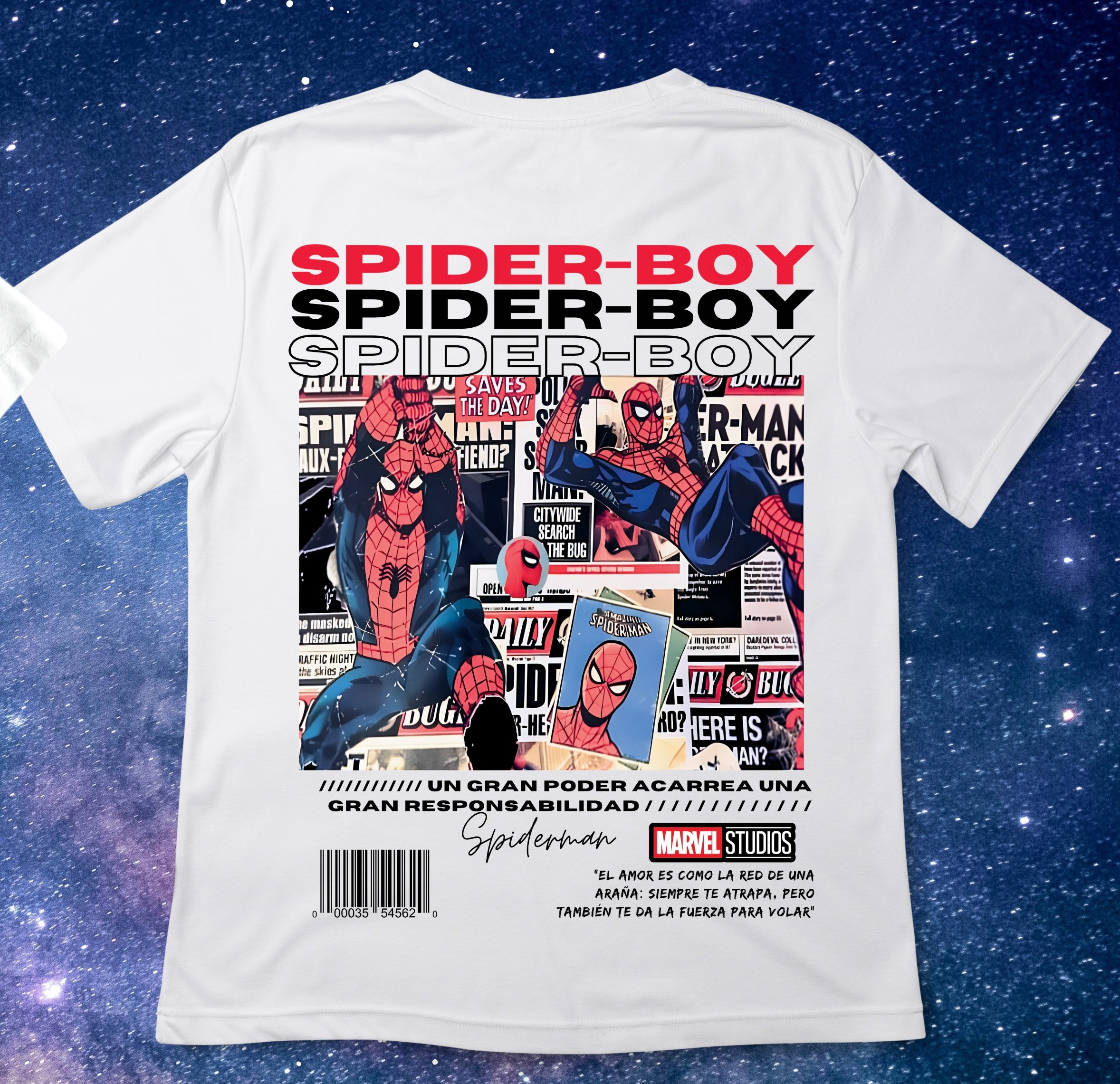Camisa compartida de Spiderman 2
